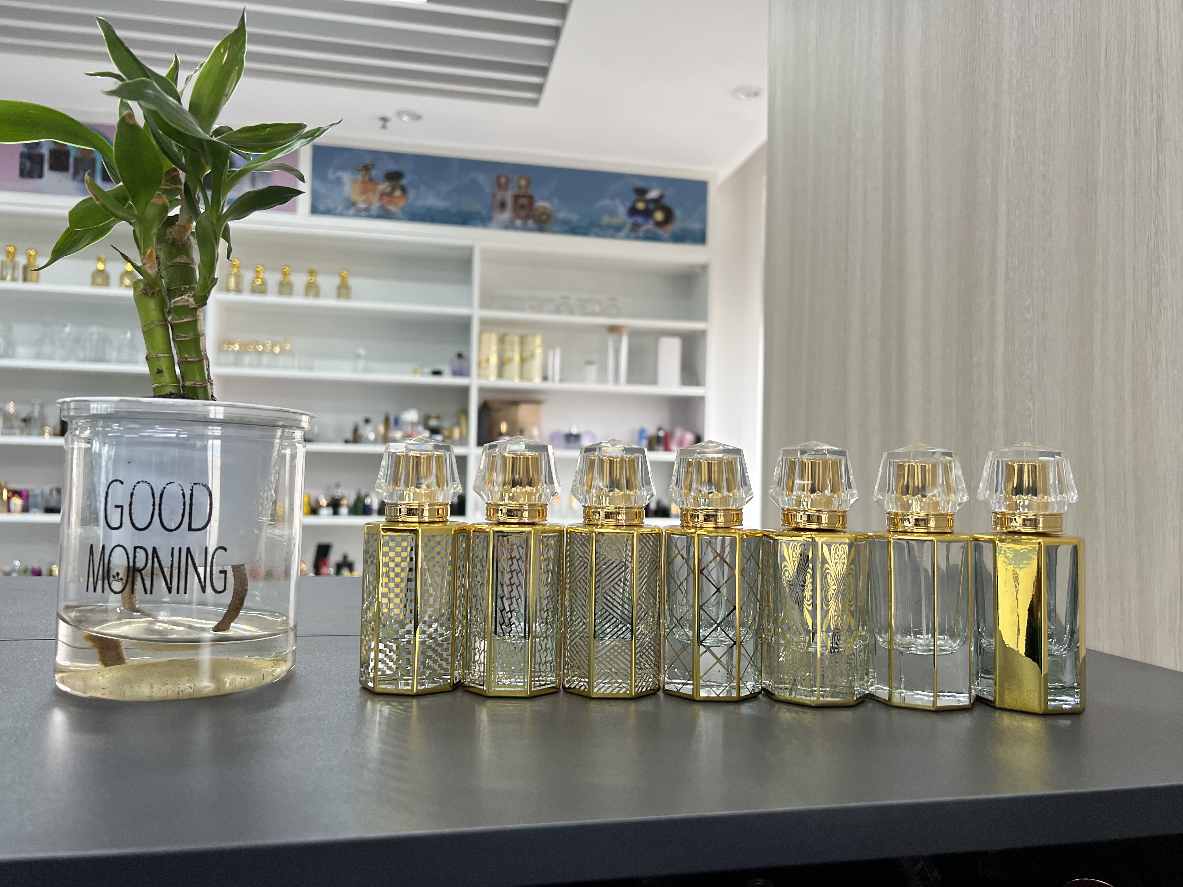 Cylindrical Perfume Bottle